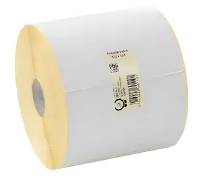 Brother LDE1E152102127P / Termální štítek na roli / 102 x 152 mm / přímý termotisk / 550 ks