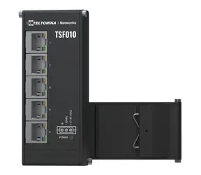 Teltonika TSF010 / průmyslový Switch / 5-Port / 100 Mbps / 7-57 VDC / IP30