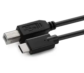 MicroConnect USB-C - USB B 1,8 m černá / USB kabel / USB 2.0 / 480 Mbit/s