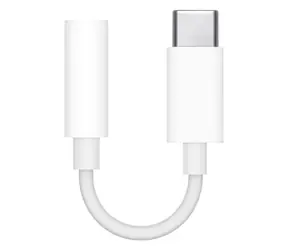 Apple Redukce USB-C na Jack 3,5mm bílá / Redukce / USB-C / Jack 3,5mm
