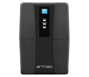 Armac Home Lite HL850E/LEDV2 černá / Záložní zdroj / Line-Interactive / 850 VA / 2x 230V / AVR