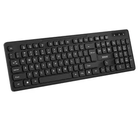 SAVIO KB-02 černá / Klávesnice / Bezdrátová / 2,4 GHz / QWERTY