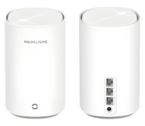 Mercusys Halo E27BE (2-pack) / Wi-Fi 7 Mesh systém BE3600 / Dual-Band / 2,4 GHz 688 Mb/s / 5 GHz 2880 Mb/s / 3x GLAN