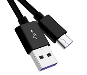 PremiumCord nabíjecí kabel USB-C - USB-A černá / Nabíjecí kabel / 5A / USB 2.0 / 0,5m