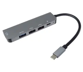 PremiumCord převodník USB-C na HDMI / Převodník / USB 3.0 / 2x USB 2.0 / PD / 4K 30Hz