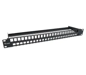 Equip / Patch panel / 48 portů / Keystone Cat.6 / UTP / 1U / 19"
