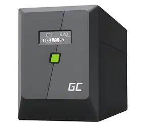 Green Cell 1500VA / Záložní zdroj / 1050W / Line-Interactive / 2x 12V/9Ah / 2x Schuko + 3x IEC