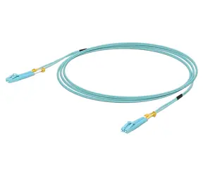 Ubiquiti UACC-OFC-MM-3M / Optický patch kabel / LC-LC / Duplex / OM3 / 10Gbps / 3m / modrá