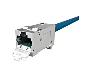 Schrack PERFORMANCE LINE SFB / Modul RJ45 / Cat.6a 10Gb / STP stíněný / 4PPoE 100W / 24 ks