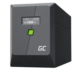 Green Cell UPSLM1200 / Záložní zdroj / 2000 VA / 1200 W / Line-Interactive / 4x Schuko + IEC