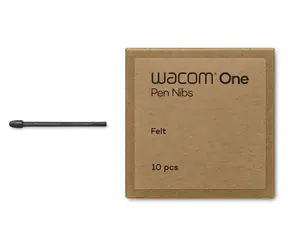Wacom Pen Nibs Felt / Náhradní hroty pera / plstěné / 10 ks / pro Wacom One Standard Pen