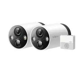 TP-Link Tapo C420S2 bílá / Sada 2 IP kamer / 2560 x 1440 px / Wi-Fi / IP65