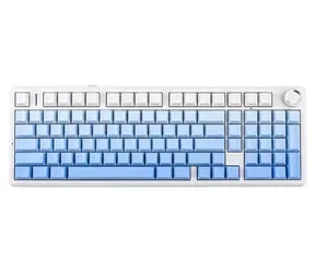 AULA F99 Pro modrá / Mechanická herní klávesnice / RGB / drátová i bezdrátová / USB-C