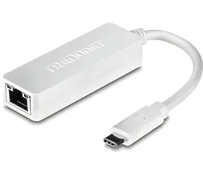 TRENDnet TUC-ETG černá / Síťový adaptér / USB-C / RJ-45 / Gigabit Ethernet