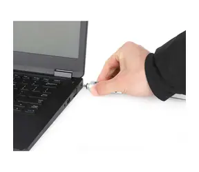 Manhattan kódový kabelový zámek k notebooku stříbrná / Kabelový zámek / číselný kód / 1,8 m