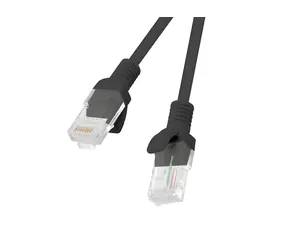 Lanberg UTP CAT5e 5m černá / Patch kabel / RJ45-RJ45