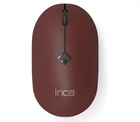 INCA IWM-231RB černá, hnědá / Myš / Bezdrátová 2.4 GHz / 1600 DPI / 4 tlačítka / Tichý klik