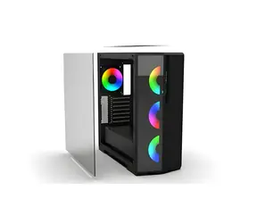 INCA Empousa černá / Mid-Tower / ATX / RGB / tvrzené sklo / USB 3.0 & USB 2.0