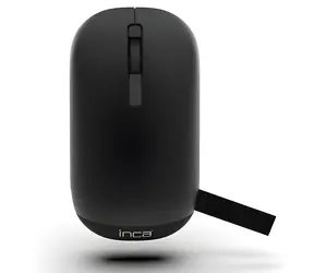 INCA IWM-242S černá / Bezdrátová myš / 1600 DPI / 4 tlačítka / Bluetooth 5.4 & 2,4GHz / USB-C