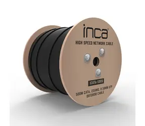Inca ICAT6-500S černá / Instalační kabel / Cat6 U/UTP / 500 m / CCA