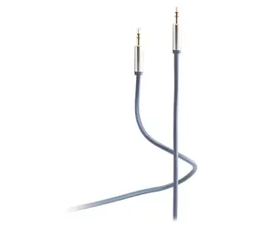 Shiverpeaks Flexline audio kabel Jack 3,5mm modrá / Audio kabel / Jack 3,5 mm / 5 m / pozlacené konektory