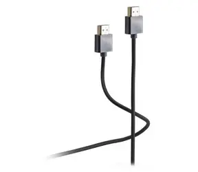 Shiverpeaks Flexline HDMI kabel černá/šedá / HDMI kabel / HDMI 2.0 / 18 Gbps / 4K HDR10 / 2m