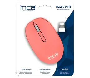 INCA IWM-241RT oranžová / Myš / Bezdrátová 2.4 GHz / 1200 DPI / 3 tlačítka