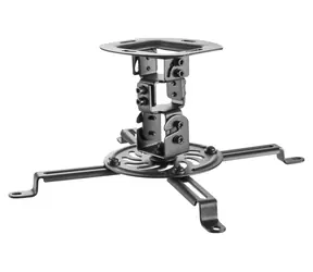 Equip 650705 černá / Stropní držák projektoru / 360° otočení / náklon -15° až 15° / nosnost 13,5 kg