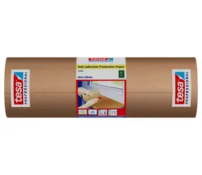 Tesa Professional ochranný samolepicí papír 50 m x 300 mm / Ochranný papír / role / recyklovaný, FSC