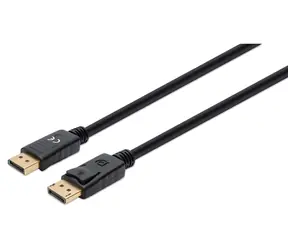 Manhattan DisplayPort 1.4 černá (355568) / DisplayPort kabel / 1 m / 8K 60Hz / až 240 Hz
