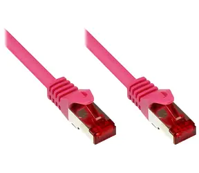 Good Connections Cat.6 S/FTP magenta / Patch kabel / 10 m / 250 MHz / RJ-45