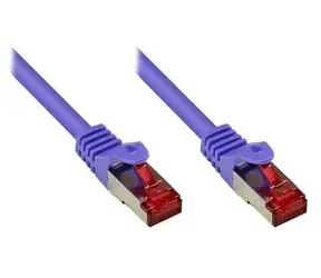 Good Connections Cat.6 S/FTP fialová / Patch kabel / RJ-45 / 2 m / 250 MHz