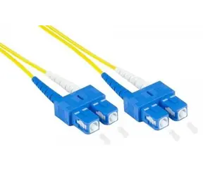 Good Connections LWL 0,5m žlutá / Optický patch kabel / Duplex / SC/SC / Singlemode OS2 9/125 µm / LSZH