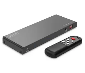 Digitus DS-55335 / HDMI přepínač / 4:1 / 8K 60Hz / HDCP 2.3 / kovové pouzdro