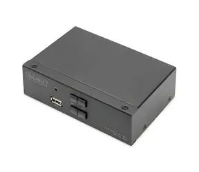Digitus DS-12851 / KVM switch / 2x DisplayPort / 4K 60Hz / USB 2.0