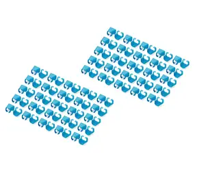 Digitus Barevné klipy RJ45 modré / Klip na patch kabely / Cat5e/6 / 100 ks