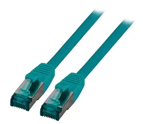 EFB zelená / Patch kabel / Cat6A S/FTP / 5 m / RJ-45 / LSZH