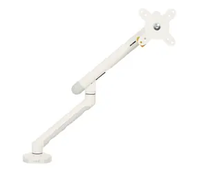 BakkerElkhuizen BE Flexible Single bílá / Stolní rameno pro monitor / VESA 75x75-100x100mm / nosnost 10 kg