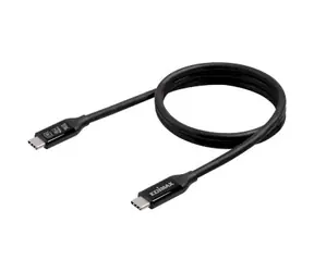 Edimax UC4 černá / Kabel USB-C - USB-C / Thunderbolt 3 / USB4 / 40 Gbps / PD 240 W / 1 m