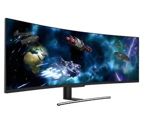 49" LC-Power LC-M49-DFHD-144-C-Q černá / Monitor / zakřivený / VA / UltraWide Full HD / 144Hz / HDR400