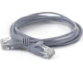 Wantec šedá / Patch kabel / Cat6a U/UTP / RJ45-RJ45 / 0,5 m
