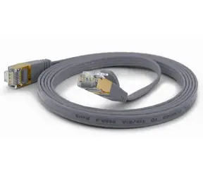 Wantec šedá / Patch kabel / F/FTP / Cat6a / 2 m / RJ-45