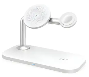 RealPower ChargeAir MAG bílá / Bezdrátová nabíječka / MagSafe / 15 W / 3 zařízení