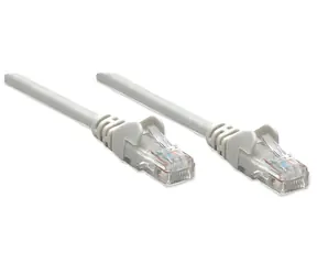 Intellinet UTP Cat5e 10m šedá / Patch kabel / RJ45-RJ45