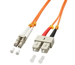 Lindy LC/SC OM2 1 m / Optický duplexní kabel / Multimode / 50/125 µm
