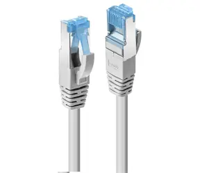 Lindy Cat6A S/FTP PIMF šedá 1,5 m / Patch kabel / RJ45-RJ45 / LSZH / 500 MHz