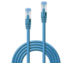 Lindy Cat6a S/FTP modrá / Patch kabel / PIMF / LSZH / 15 m