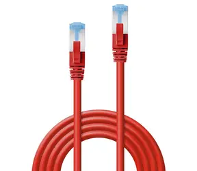 Lindy červená 3 m / Patch kabel / Cat6a S/FTP / RJ45-RJ45 / PIMF LSZH