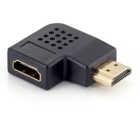 Equip HDMI redukce lomená 90° černá / Redukce / HDMI(M)-HDMI(F) / 1920×1080 60Hz
