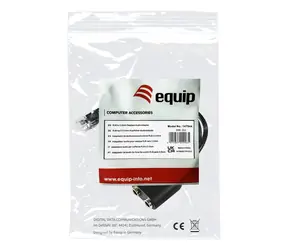 Equip audio adaptér RJ9 - 2x Jack 3,5mm černá / Audio adaptér / 0,25 m